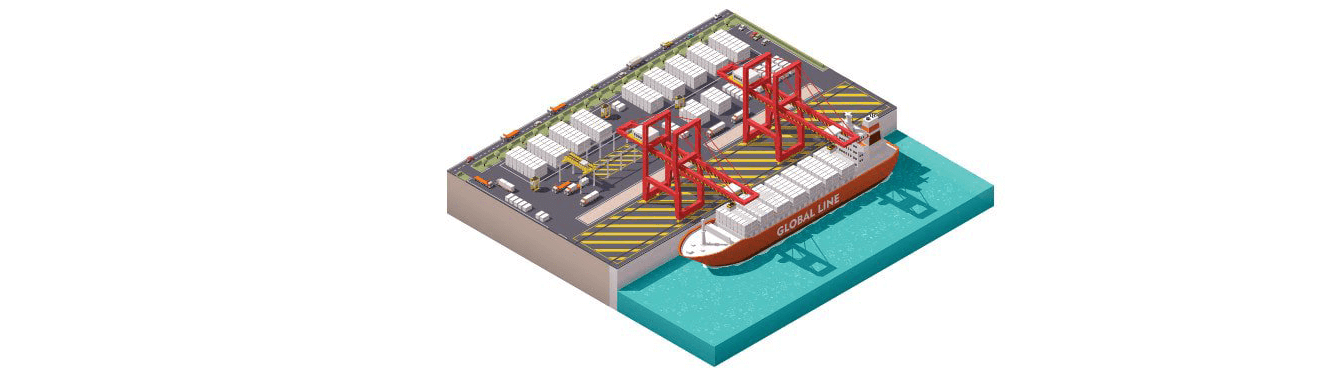 Design of shipping factory