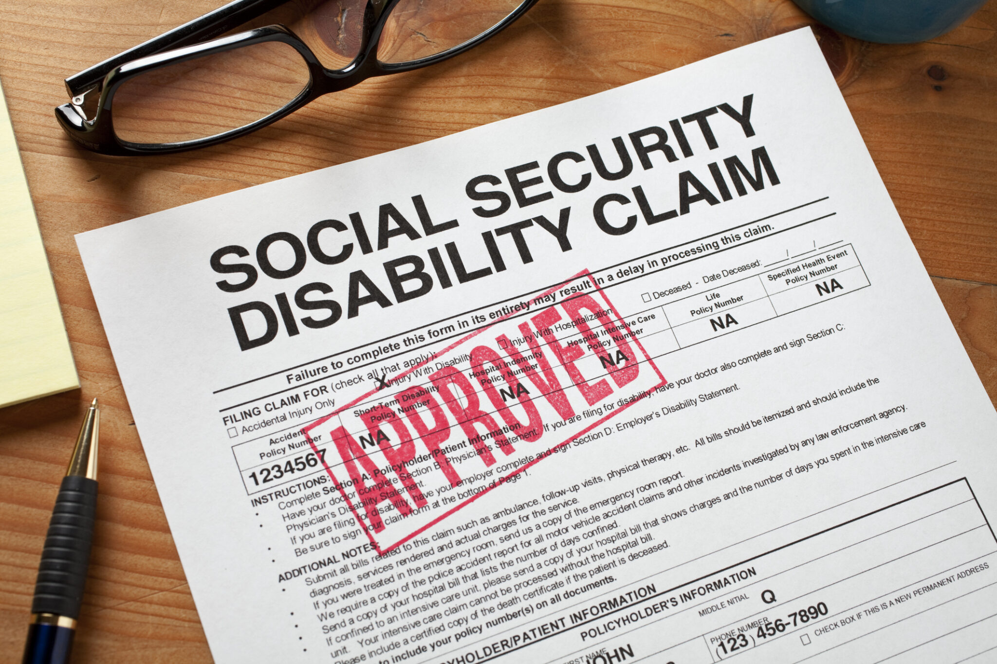 Social Security Disability Claim, Maryland, NY & NJ, USA
