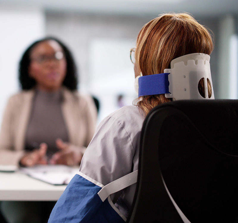 Worker injured on job files disability claim